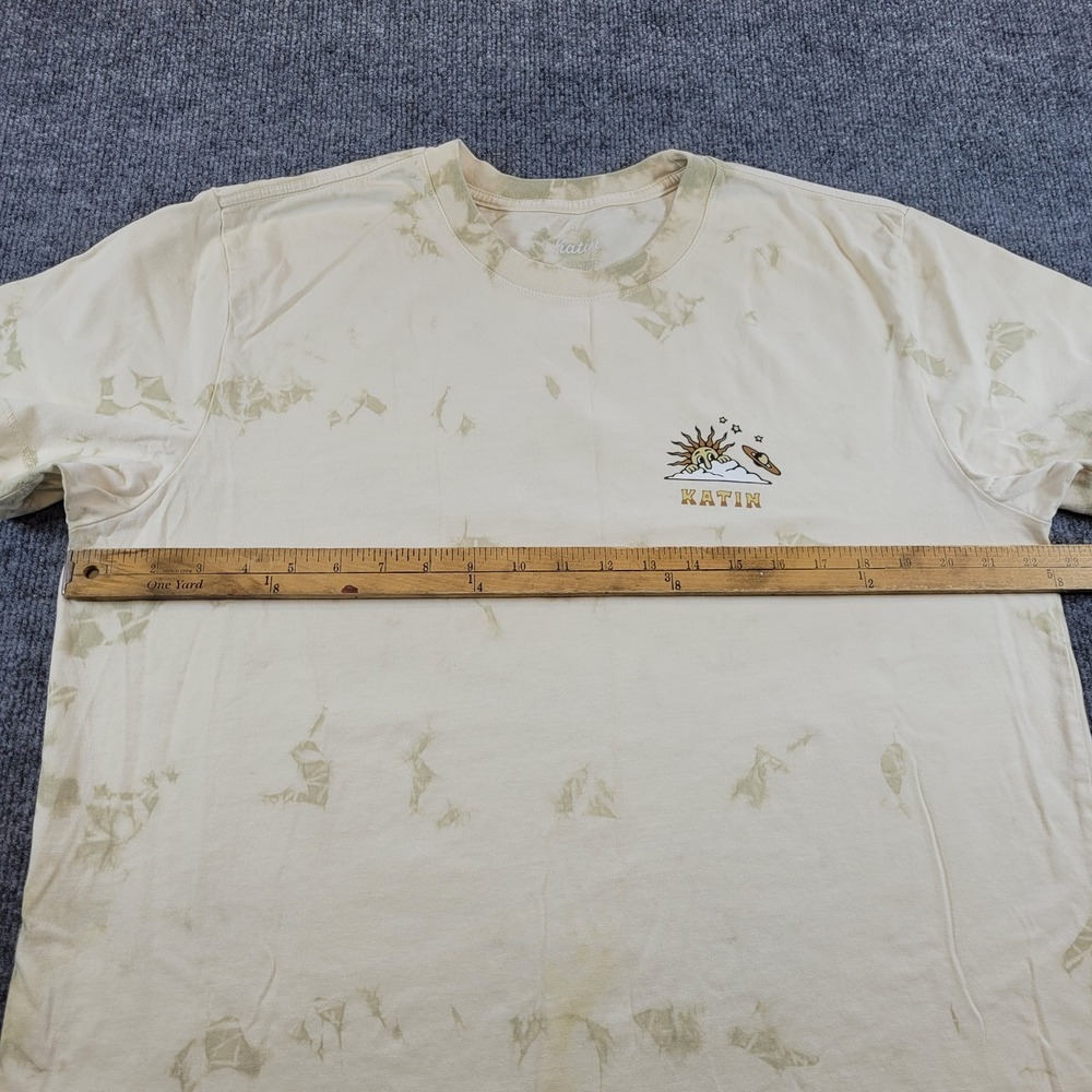 Katin See You Out There Tie Dye Short Sleeve Organic Cotton T Shirt Men's XL - Picture 5 of 8